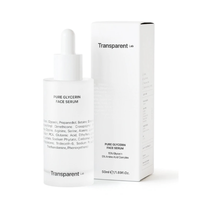Transparent Lab Pure Glycerin Face Serum 50ml Зволожувальний серум з гліцерином