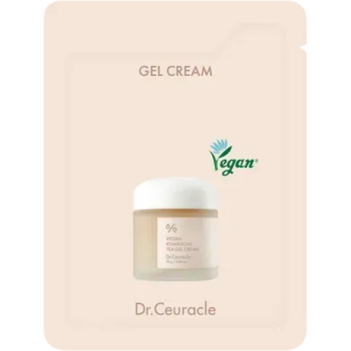 SAMPLE Dr.ceuracle Vegan Kombucha Tea Gel Cream Зразок крем-гелю з екстрактом комбучі
