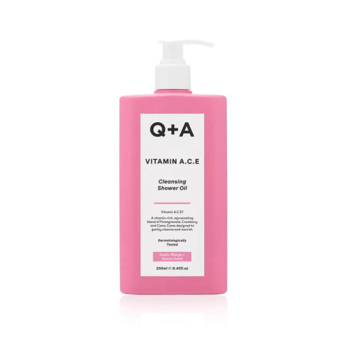 Q+A Vitamin A.C.E Cleansing Shower Oil 250ml Вітамінізована Олія для душу