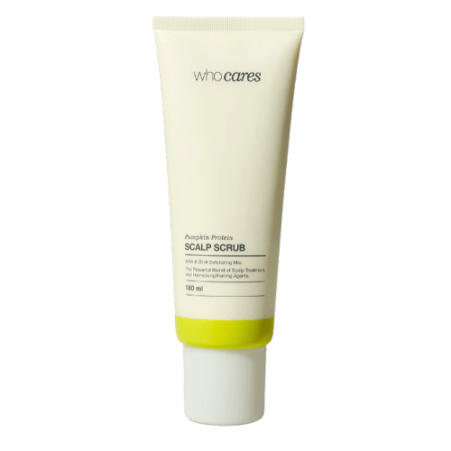 WhoCares Pumpkin Protein Scalp Scrub 180 ml Кислотний скраб-пілінг для шкіри голови