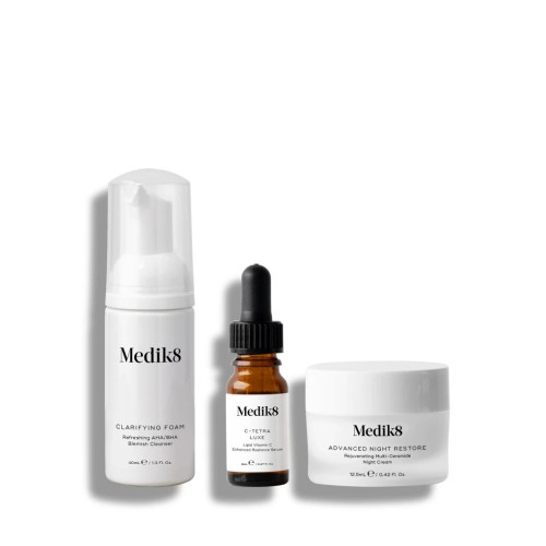 Medik8 Mighty Minis Collection Cleanse Glow & Go Kit Лімітований новорічний набір