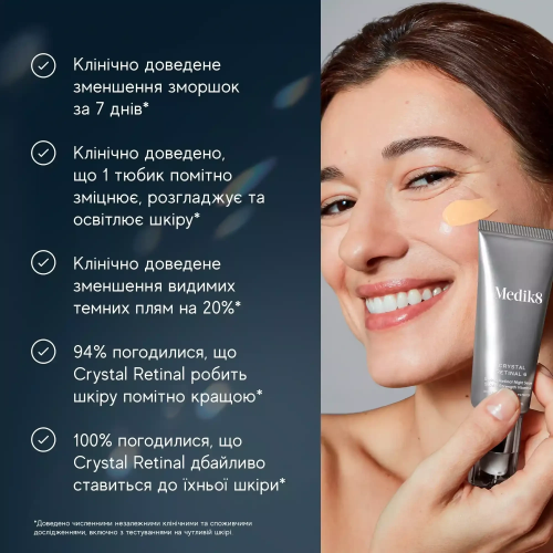 Medik8 Set Crystal Retinal 10 30ml Advanced night 12.5ml  Нічний крем з ретиналем