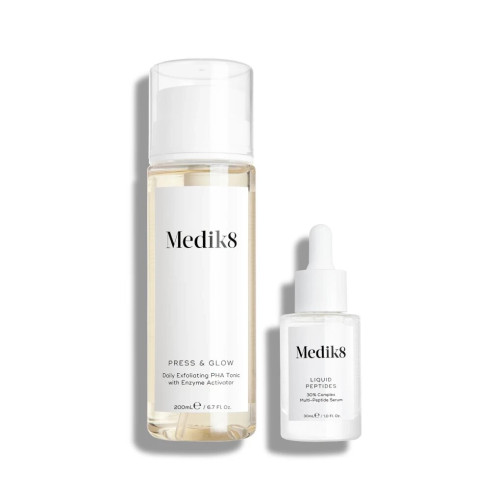 Medik8 Brighten Up Instant Glow & Smooth Duo Kit Лімітований новорічний набір