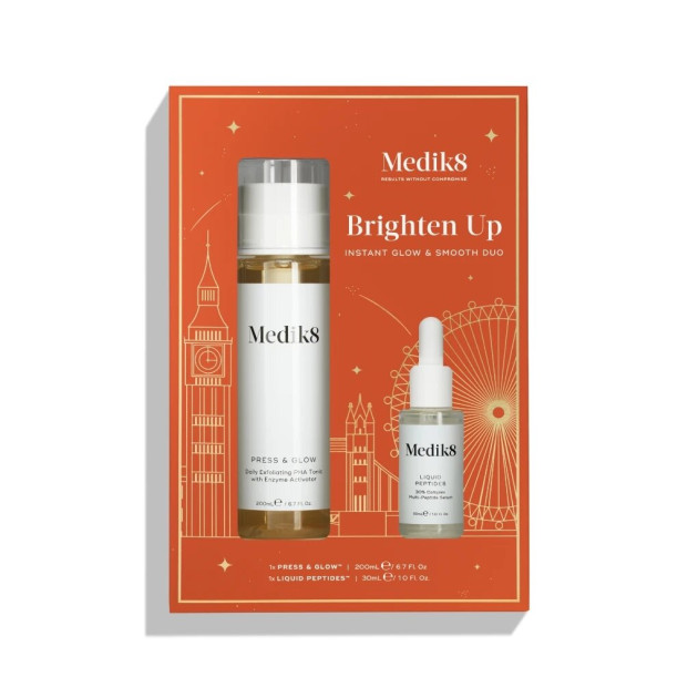 Medik8 Brighten Up Instant Glow & Smooth Duo Kit Лімітований новорічний набір