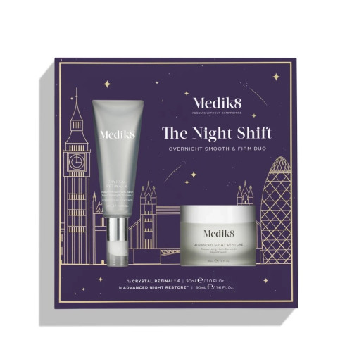 Medik8 The Night Shift Overnight Smooth & Firm Duo Kit Лімітований новорічний набір