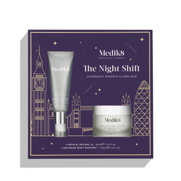 Medik8 The Night Shift Overnight Smooth & Firm Duo Kit Лімітований новорічний набір