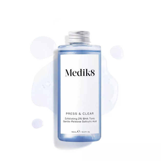 Medik8 Press & Clear REFILL 150 ml Відлущувальний ВНА-тонік з 2% інкапсульованою саліциловою кислотою (змінний флакон)