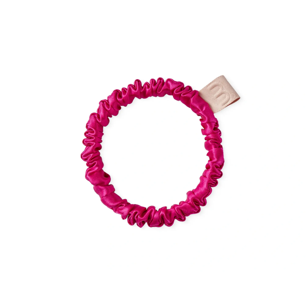 MON MOU Silk Slim Scrunchie Тонка шовкова резинка (ягідна)