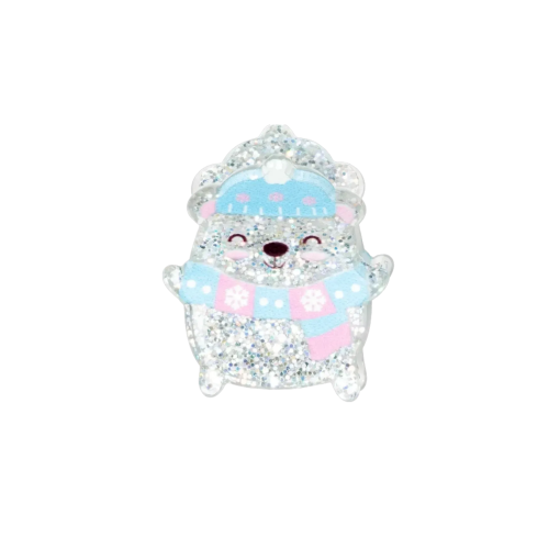 Заколка для волосся invisibobble CLIPSTAR KIDS Cozy Snowy Friends