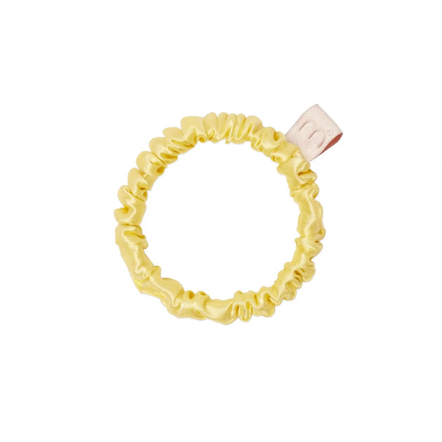 MON MOU Silk Slim Scrunchie Тонка шовкова резинка (жовта)