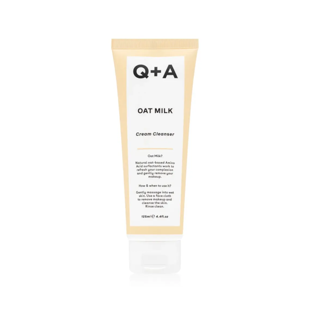 Q+A Oat Milk Cream Cleanser 125ml  Очищувальний кремовий засіб с вівсяним молочком