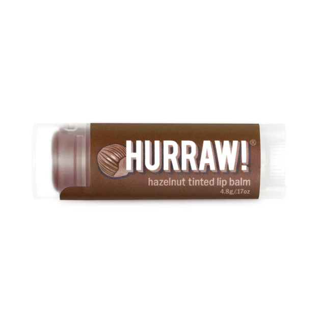 Hurraw! Hazelnut Tinted Lip Balm 4,8g Бальзам для губ з легким шоколадним відтінком