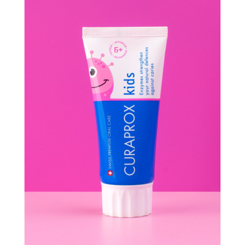 CURAPROX Kids Paste 60ml Дитяча зубна паста з фтором від 6-ти років, смак кавуна