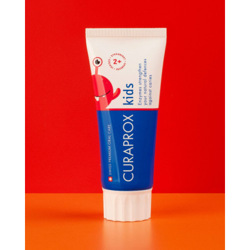 CURAPROX Kids Paste 60ml  Дитяча зубна паста з фтором від 2-х років, смак полуниці