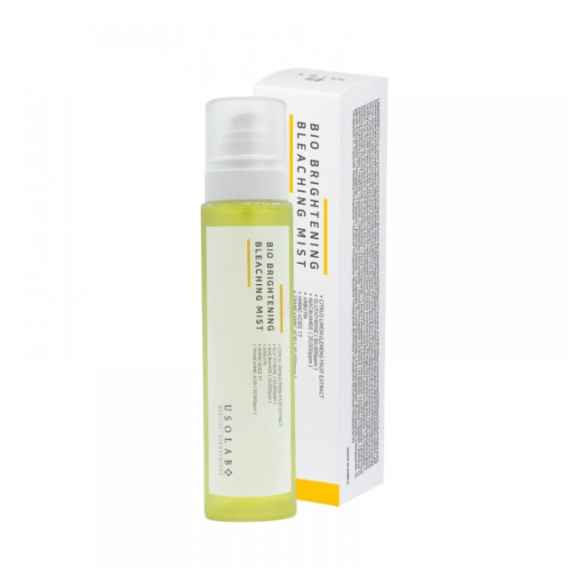 Usolab Bio Brightening Bleaching Mist 150мл Освітлюючий, омолоджуючий та антиоксидантний тонер - спрей