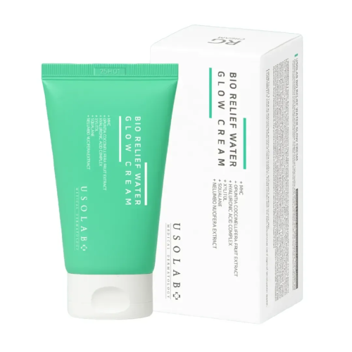Usolab Bio Relief Water Glow Cream 50 ml Заспокійливий та балансуючий крем – сорбет
