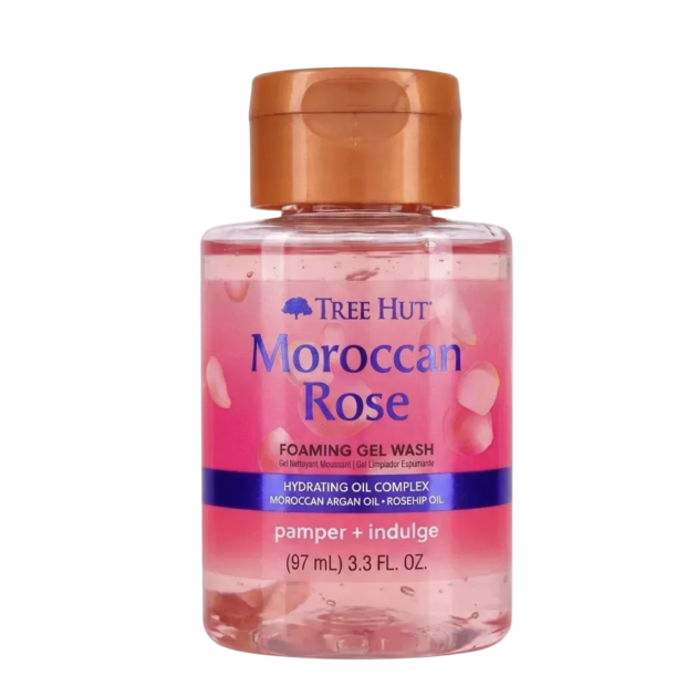Tree Hut Moroccan Rose Foaming Gel Wash 97ml Міні-засіб гель для душу 