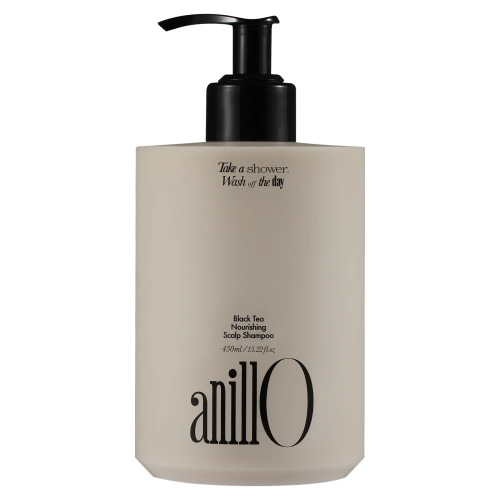 ANILLO Black Tea Nourishing Scalp Shampoo 450 мл Живильний шампунь проти випадіння волосся