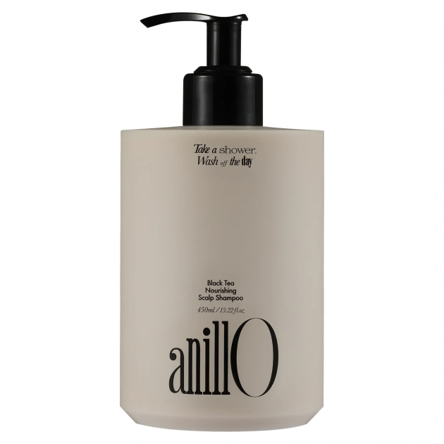ANILLO Black Tea Nourishing Scalp Shampoo 450 мл Живильний шампунь проти випадіння волосся