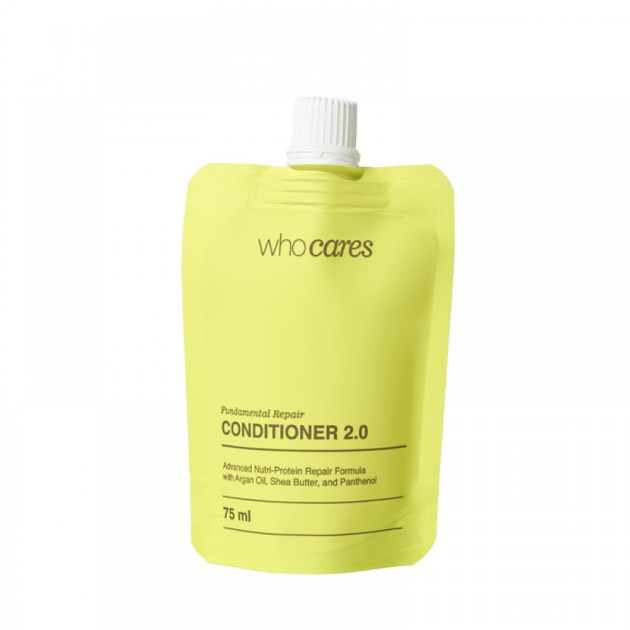 WhoCares Conditioner 2.0 Fundamental Repair 75 ml Тревел-пак кондиціонеру живильного