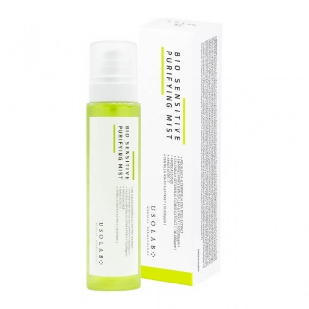 Usolab Bio Sensitive Purifying Mist 150мл Заспокійливий, протизапальний та антибактеріальний тонер - спрей
