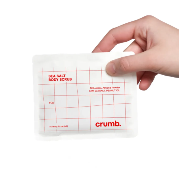 Crumb Cherry & Santal 1 саше х 60 г Сольовий скраб для тіла з AHA-кислотами 