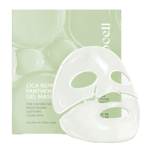 Arocell Cica Repair Panthenol Gel Mask 4 шт * 43 г Гідрогелева маска з колагеном і пептидами для ліфтингу та зволоження