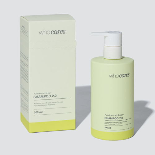 WhoCares Shampoo 2.0 Fundamental Repair 300 ml Шампунь для глибокого очищення шкіри голови 