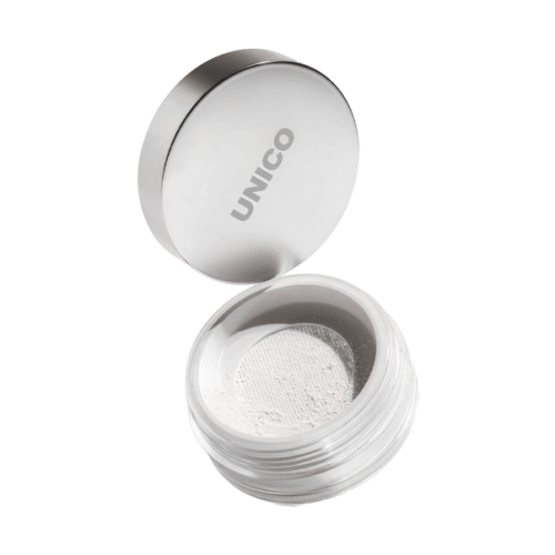 UNICO SETTING&FINISHING POWDER PEARL Прозора фінішна пудра для обличчя з SPF13/PA+++ 