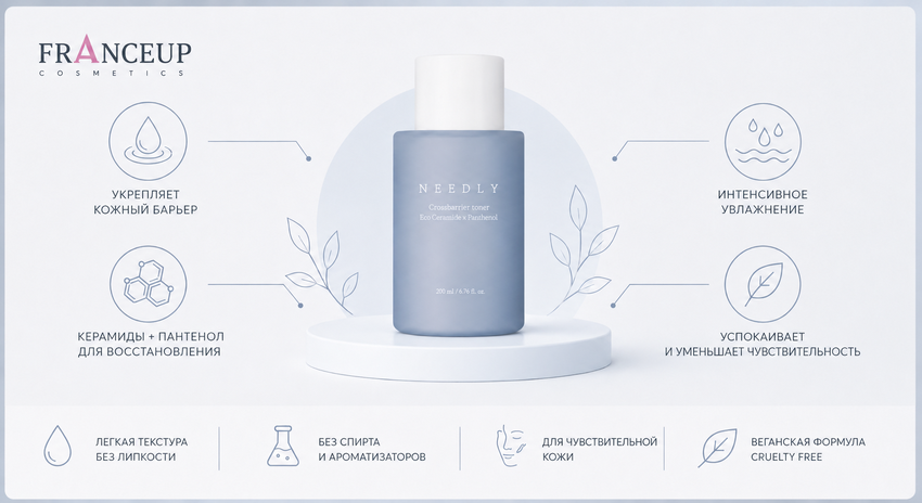 Needly Crossbarrier Toner для увлажнения и восстановления кожного барьера