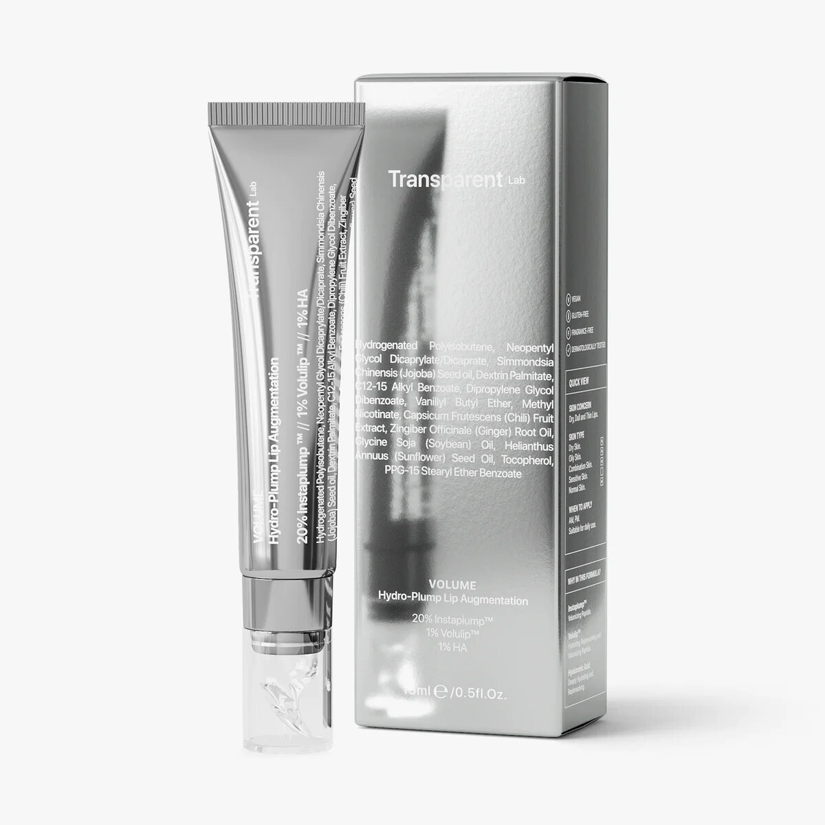 Transparent Lab VOLUME Hydrating-Plumping Lip Treatment 15ml Бальзам для збільшення губ