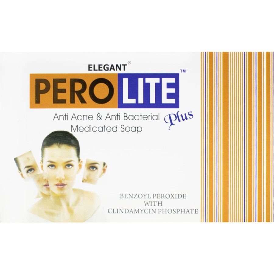 Perolite 75g Мило від акне ПЕРОЛАЙТ ПЛЮС з кліндаміцином