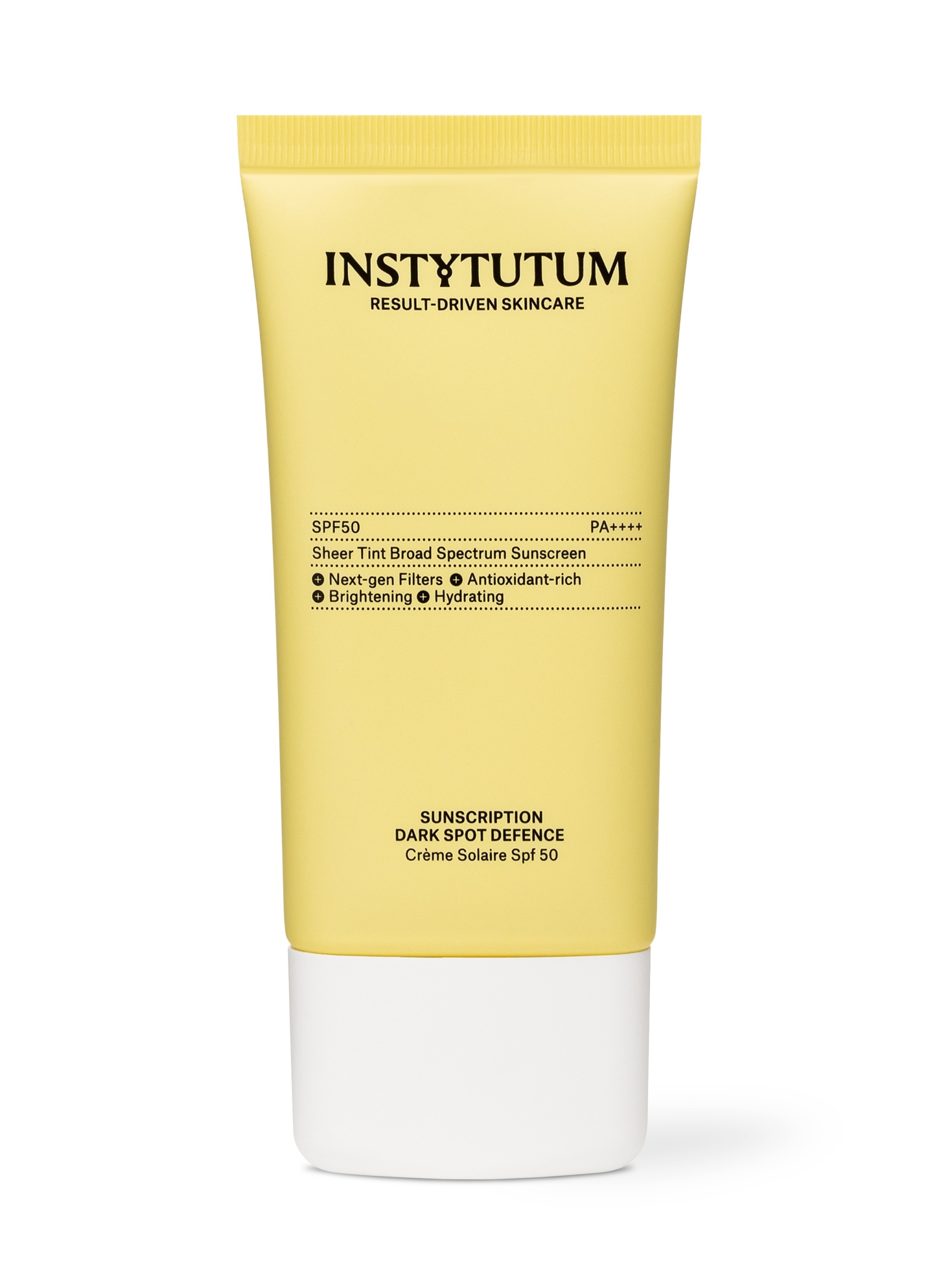 Instytutum NEXT GEN Sunscription Dark Spot Defence SPF50 50 ml Сонцезахисний крем з освітлюючим ефектом