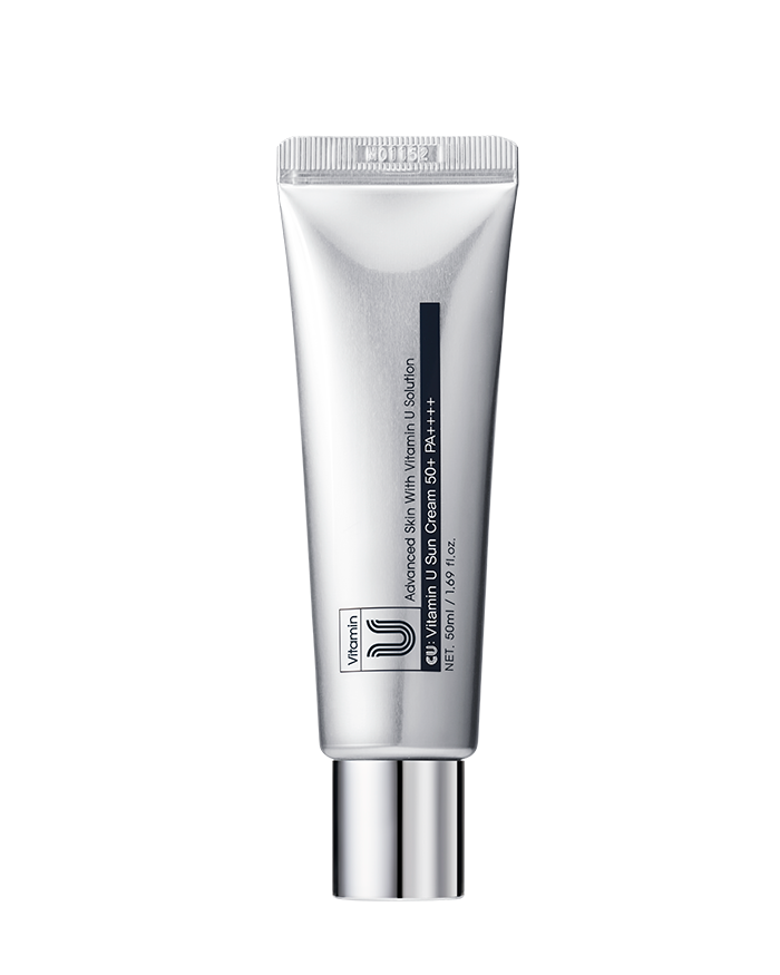 Cuskin Vitamin U Sun Cream SPF 50+ PA+++ 50 ml  Заспокійливий сонцезахисний  з вітаміном U та пептидами