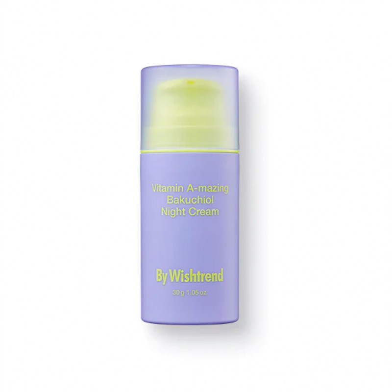 By Wishtrend Vitamin A-mazing Bakuchiol Night Cream 30ml Нічний крем з ретинолом та бакучіолом