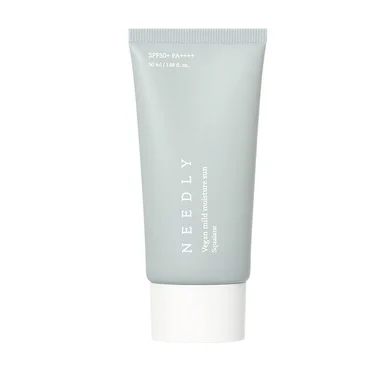 Needly Vegan Mild Moisture Sun SPF 50+ PA++++ 50мл  Зволожуючий сонцезахисний крем з рослинним скваланом