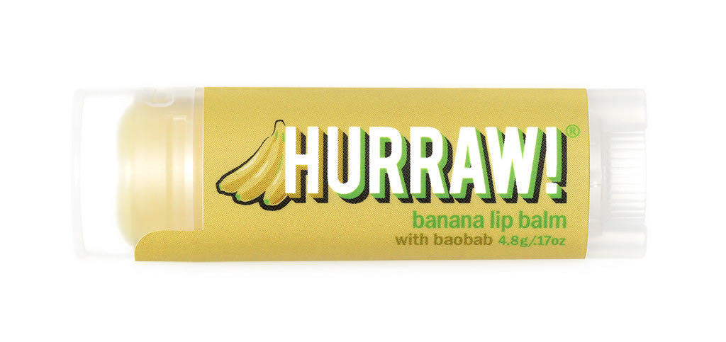 Hurraw! Banana Lip Balm 4,8g Бальзам для губ