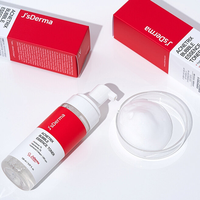 J'sDerma Acnetrix Bubble Essence Toner 150ml Тонер зволожувальний з  пантенолом і ніацинамідом