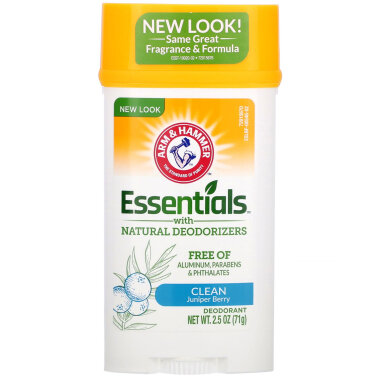 Arm & Hammer Essentials Дезодорант с натуральными компонентами, ягода можжевельника (71 г)