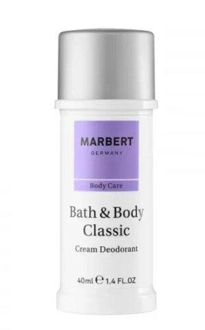 Marbert Bath & Body Classic Cream Deodorant 40ml Крем-дезодорант для длительной защиты