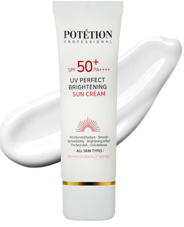 POTETION UV Perfect Brightening Sun Cream SPF 50+ PA++++ - 50ml Солнцезащитный крем