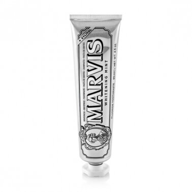 Marvis Dentifrice Whitening Mint 25 ml Зубная паста отбеливающая с фторидом — Фото 8