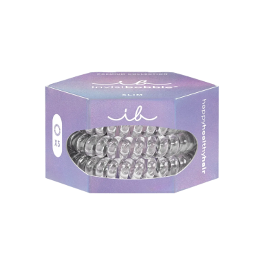 MON MOU Mini slim Набор из 2 тонких резинок из натурального шелка, черный — Фото 18