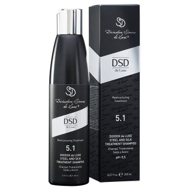 DSD de Luxe 5.3 Dixidox Steeland Silk Treatment Mask 200ml Відновлююча маска Сталь та шовк — Фото 8