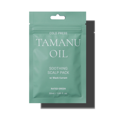 Rated Green Cold Press Tamanu Soothing Scalp Pack саше 50ml Маска успокаивающая с маслом тамана