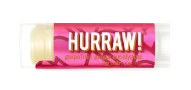 Hurraw! Kapha Lip Balm (Grapefruit Ginger Eucalyptus ) 4,8g Бальзам для губ з червоним відтінком