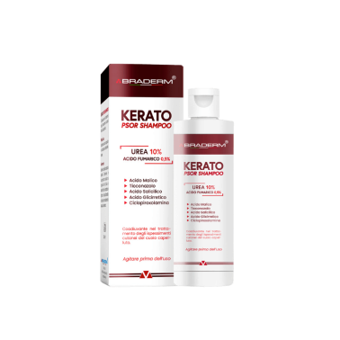 Braderm Kerato Psor Shampoo 150 ml Шампунь проти лупи та себорейного дерматиту з сечовиною