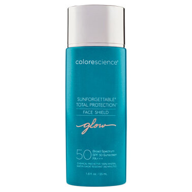 Colorescience Face Shield Glow SPF 50 55ml Сонцезахисний крем для обличчя "Золоте Сяйво"