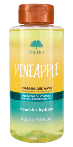 Tree Hut Pineapple Foaming Gel Wash 532ml Гель для душу