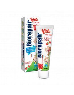 BIOREPAIR Kids 0-6 Strawberry 50ml Детская зубная паста "Веселый мышонок" земляника